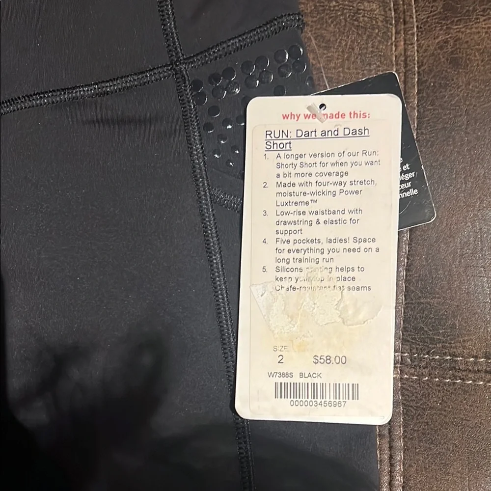 Lululemon Athletica Black Bike Shorts with Stretchy Fit